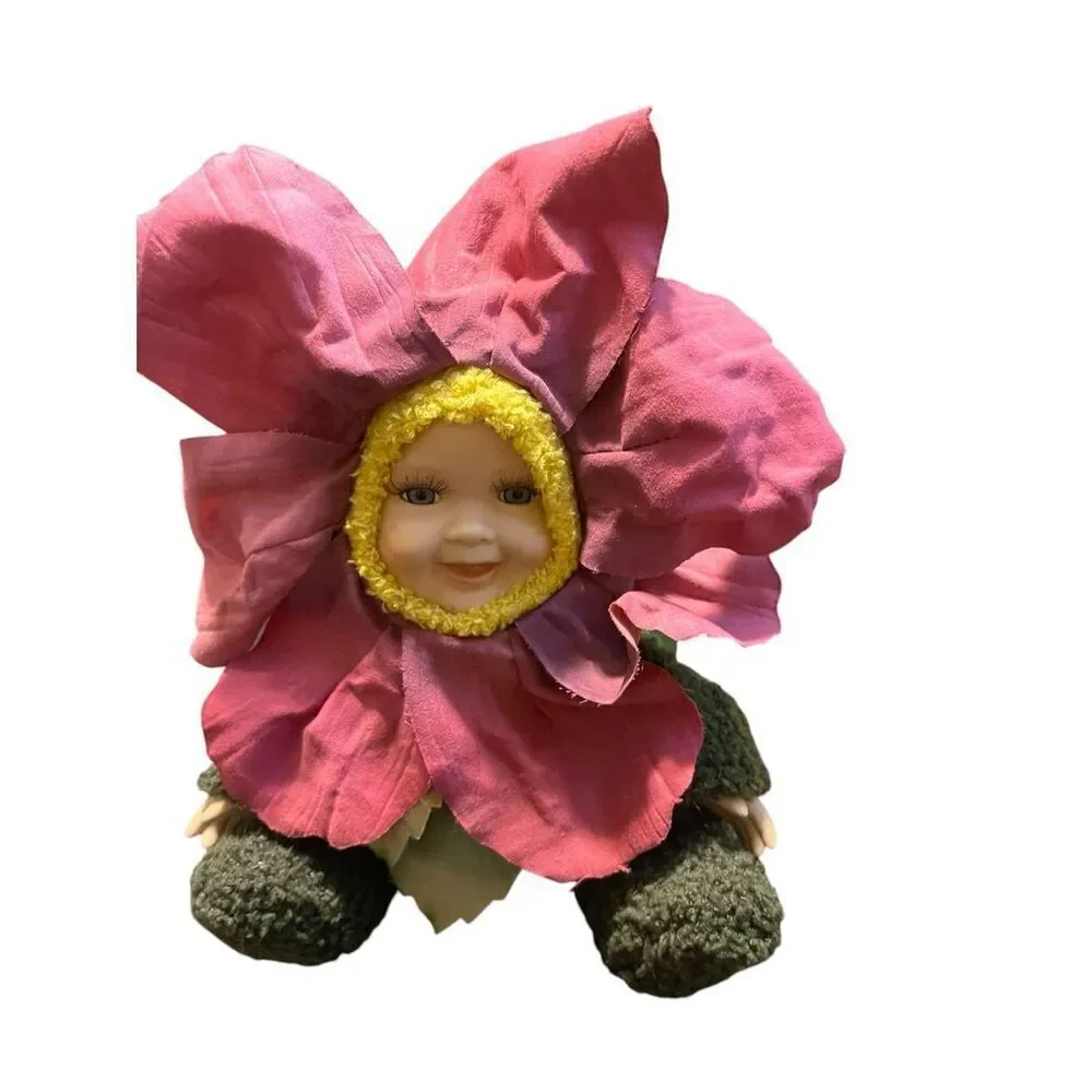 New Cuddle Kids Multicolor 2001 Fiona Flower Stuffed Animal Plush Toy 10